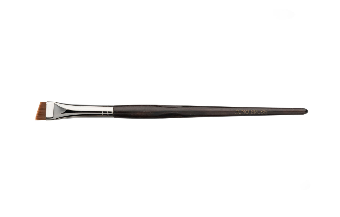 Luxury Vegan Ebony Brush Eyeliner Angled Flat Eyebrow Brush