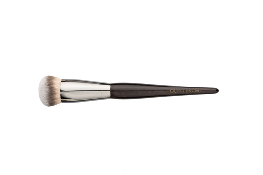 Luxury Ebony Handle Portable Smudge Foundation Brush