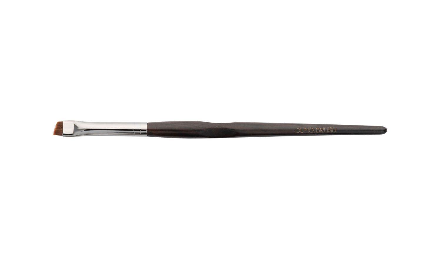 Luxury Vegan Ebony Angled Flat Small Eyebrow Brush