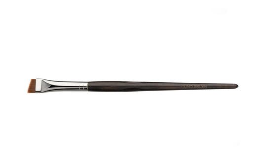 Luxury Vegan Ebony Brush Eyeliner Angled Flat Eyebrow Brush
